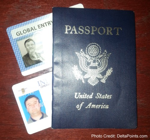 a passport and id cards