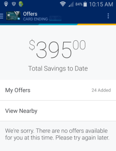savings from amex for offers in app and online (2)