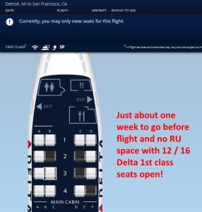 with a week to go no space for delta regional upgrades