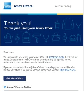 amex offers to you