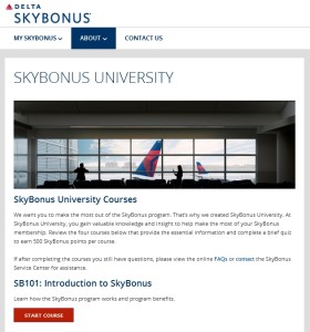 get 2000 skybonus points for taking skybonus university course