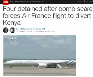 skyteam bomb threat hoax airfrance