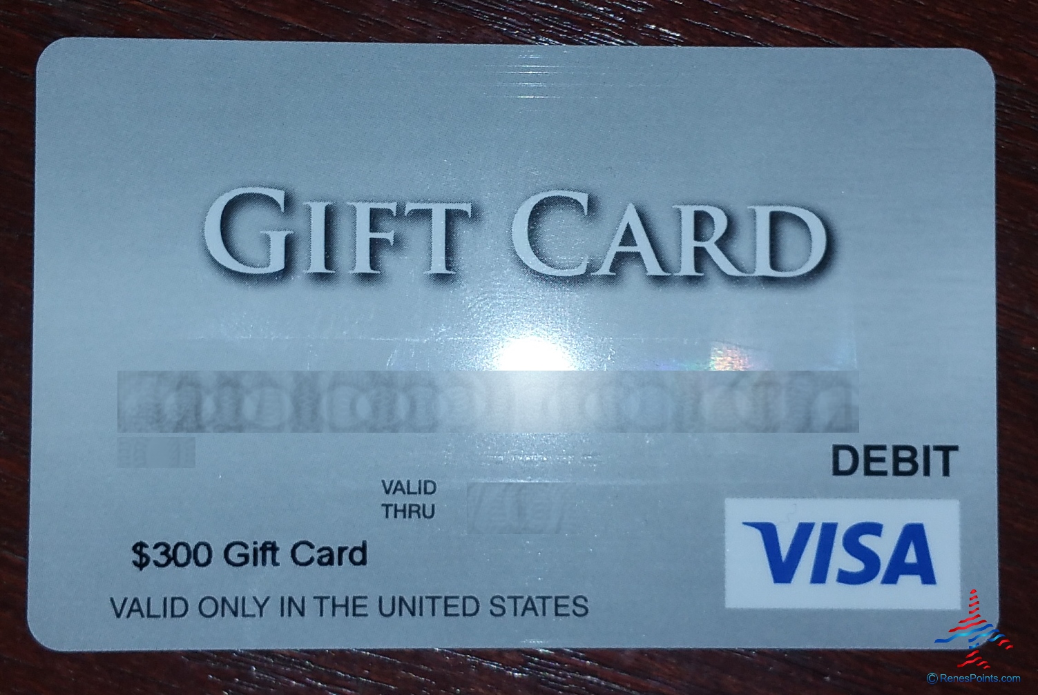 debit visa gift card pin