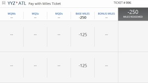 cost to buy ticket delta with skymiles