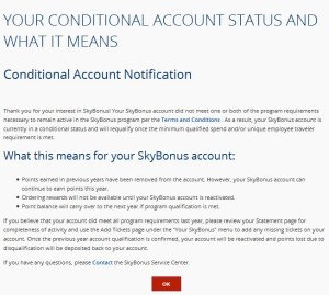 kicked out of delta skybonus - good riddance - happy to be out