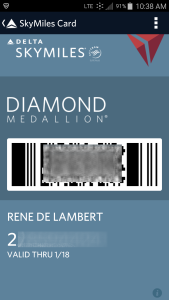 my delta diamond medallion digital card fly delta app renes poitns blog
