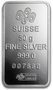 50g silver bar