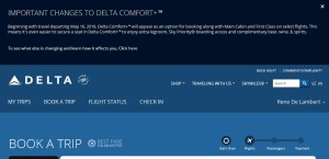 black popup box about delta comfort plus changes 16may16 expanded box