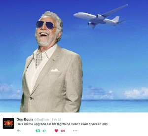 the Most Interesting Man in the World and upgrades