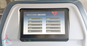 tilt screen ife delta 757-200 slim line 1st class seats renespoints blog