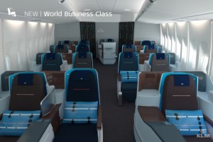 new full flat klm business class seat bookable with delta global upgrade code share