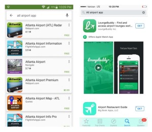 search for atl airport app is not good must search iflyATL app renespoints blog