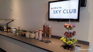 Delta DFW SkyClub E11 Food Service Line (1)