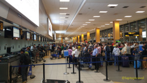 TSA Long Lines Checked Baggage Airport