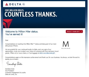 email from delta about becoming a delta 1mm renespoints blog