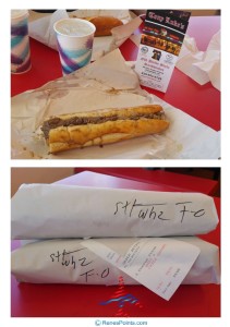 tony lukes phl cheese steak sandwich with whiz and fried onions renespoints blog