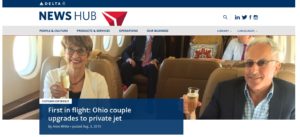 was this the ONLY or first couple to upgrade to private jet