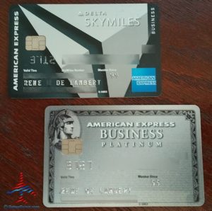 my delta amex reserve card and amex platinum business card renespoints blog