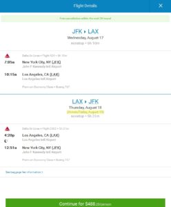 priceline pop up about seats and price