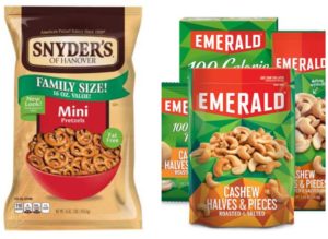 snyders and emerald snacks