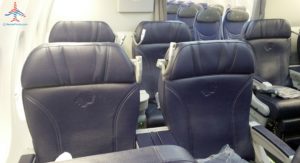 AeroMexico Skyteam 737-800 business class seat review and dinner RenesPoints travel blog (5)