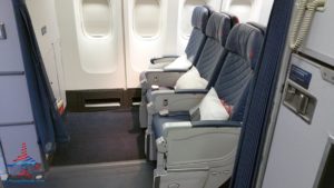 Delta Air Line 747 Delta One business class seat flight review NRT Japan to DTW Detroit RenesPoints blog (10)