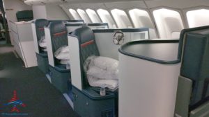 Delta Air Line 747 Delta One business class seat flight review NRT Japan to DTW Detroit RenesPoints blog (2)