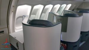 Delta Air Line 747 Delta One business class seat flight review NRT Japan to DTW Detroit RenesPoints blog (4)
