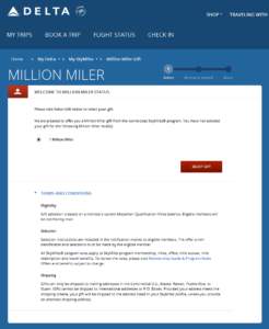 Delta million miler gift choices from Delta - com RenesPoints blog choice (1)
