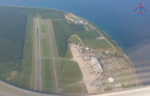 SDQ Airport runway RenesPoints Travel Blog