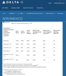 areomexico earning on delta