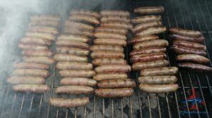 breakfast sausage on the grill renespoints blog