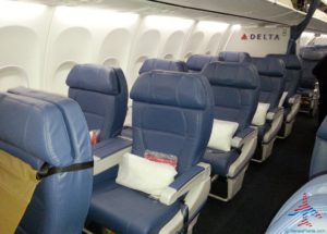 delta air lines domstic 1st class seat