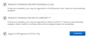 should you check the boxes for comfort plus upgrades