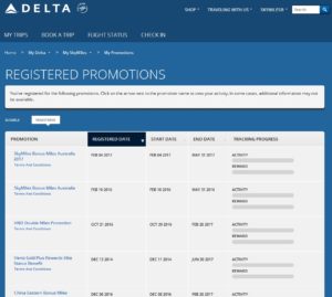 shopping promo does NOT show up in my delta promos
