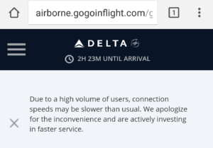 Gogo warns slow day wifi never seen this RenesPoints blog