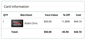 discount gift card for ruths chris steak house renespoints blog
