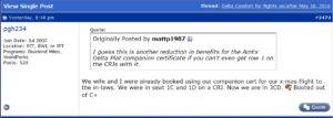 user pgh234 dumped out of row 1 on amex cert flyertalk