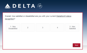 New Delta Air Lines SkyMiles survey for 250 SkyMiles - how would you vote (12)