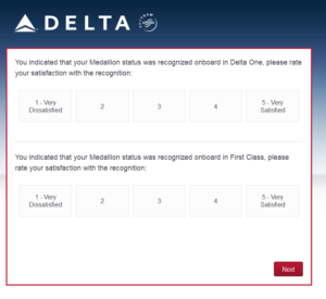 New Delta Air Lines SkyMiles survey for 250 SkyMiles - how would you vote (15)