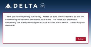 New Delta Air Lines SkyMiles survey for 250 SkyMiles - how would you vote (22)