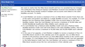 update from Delta reg amex card rule statement updates