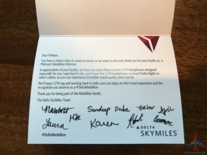 a letter from a airline