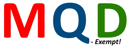 a close-up of a blue and red letter