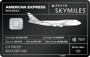 Delta SkyMiles® Reserve Business American Express Card from American Express.
