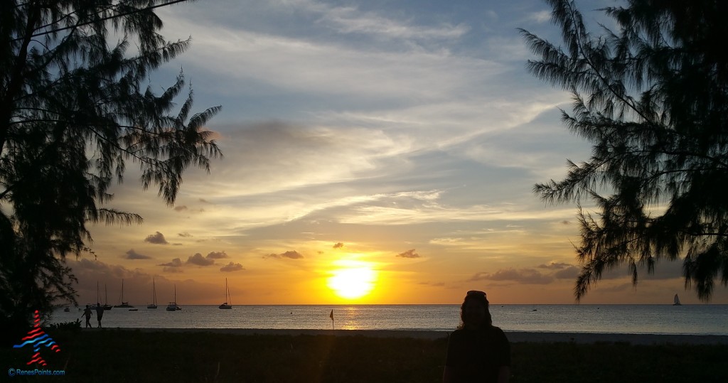 Sunset in Barbados.