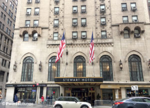 The Stewart Hotel New York City exterior and front entrance