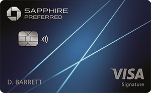 The Chase Sapphire Preferred® Card travel rewards credit card.