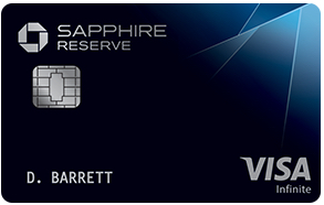 The Chase Sapphire Reserve card.