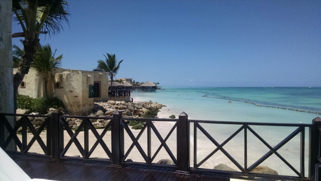 View of a Dominican Republic beach.